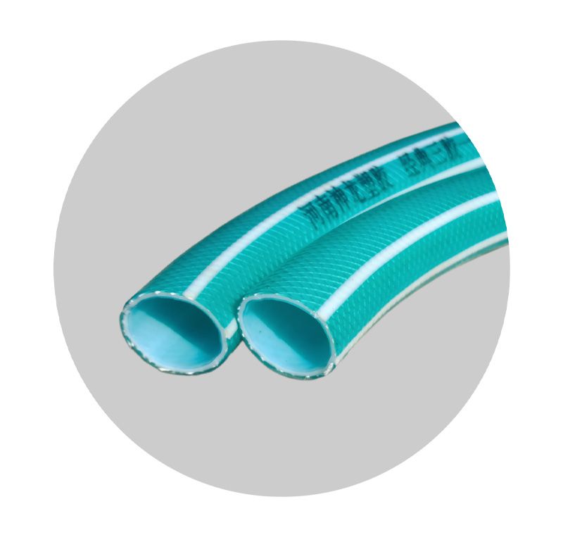 特制水綠色三膠加線軟管